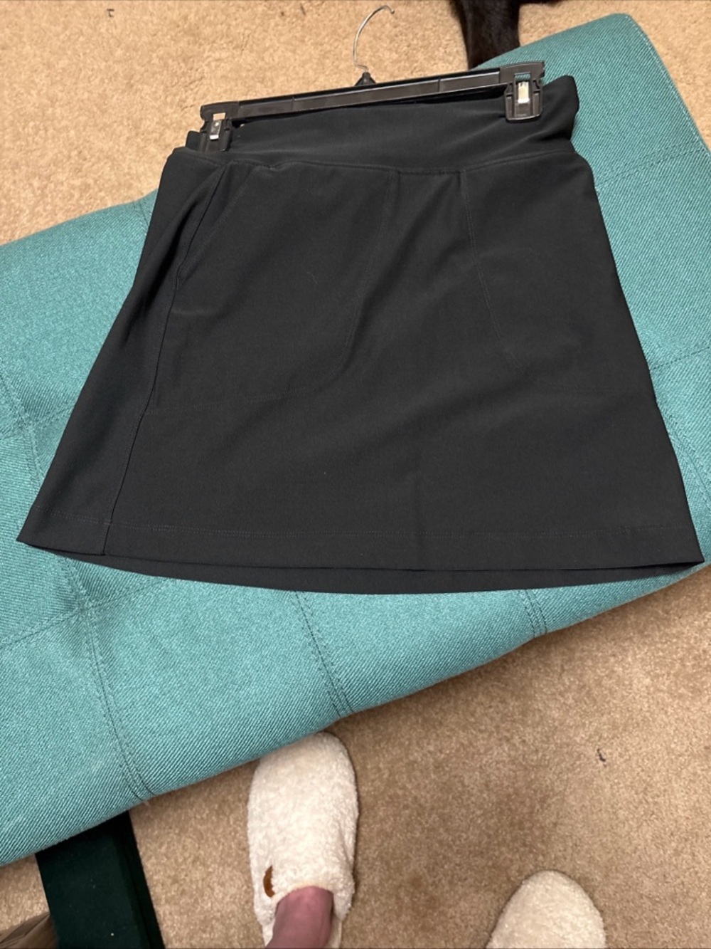 Nike Black Mini Skirt with A-Line Cut